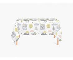 HYO MR14 Nappe pour Table fabriquÃ©e en Polyester 180 g impermÃ©able et Ignifuge B1 90 x 90 cm MR1, 100% 180 g, Multicolore, Taille Unique