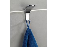 Wenko 23459100 Crochet Mural, ABS, ChromÃ©, 6 x 10 x 6, 5 cm