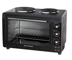 brock Electronics to-4502-bk four de bureau, 3300 W, 45 litres, 0 décibels, Acier inoxydable, 4 vitesses, Noir