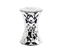 Kartell Tabouret Stone Argent