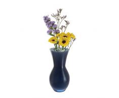 Dartington Crystal Little Treasures Vase Bleu et Blanc 150 mm
