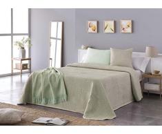 VIALMAN Couvre-lit Beige pour lit de 105 cm : 200 x 270 cm, 5