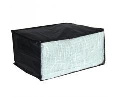 Mondex EVE732-01 Housse de Rangement pour VÃªtements en Tissu avec FenÃªtre Noir, Plastique
