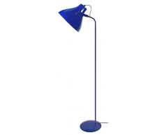 Tosel 95076 Lampadaire - Toselia, TÃ´le et Tube Acier, Peinture Ã©poxy, E27, 60 W, Bleu Marine