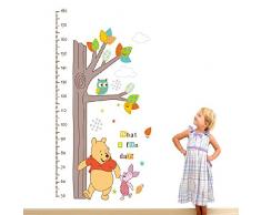 Mondial-Fete - Sticker adhésif toise Arbres et Ours (70 x 135 cm)