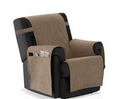 Bartali Couvre Fauteuil Pharma, 42% Coton, 58% Polyester, Vison, 1Â Place