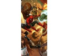 PeelitStickit 60 Largeur x 130 cm Hauteurâ¯: The Heroic Age Avengers cm Papier Peint Mural Vinyle de Haute qualité