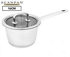 SCANPAN Konik Casserole avec Couvercle, Acier Inoxydable, 35Â x 16Â x 16Â cm