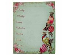 Clayre & Eef 62998 Calendrier 28 x 23 cm