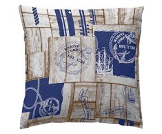 Martina Home â Housses de Coussin Marine 40 x 40 cm Bleu