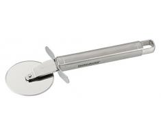 Fackelmann 680743 Roulette Pizza Via Montenapoleone 20cm en INOX, Acier Inoxydable, Argent, 20 x 6 x 1,7 cm