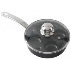 Swan Ultimate Pocheuse pour 4 Oeufs avec Couvercle Noir