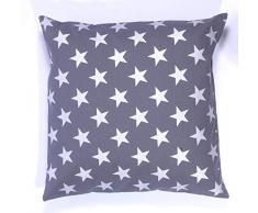 La Finesse - Housse de Coussin carrÃ©e dÃ©corative 50 x 50 cm pour la Maison en Coton pour Le Salon, Le canapÃ©, la Chambre Ã Coucher, Tissu colorÃ©, Taille Unique