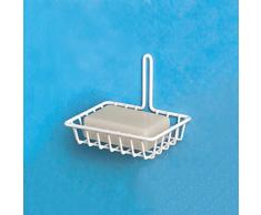 filtex Panier plast. Porte Savon, Argent, Unique