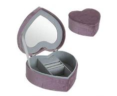 Dcasa BoÃ®te Ã Bijoux en Forme de cÅur pour Armoire, Rangement de dÃ©corations, Festivals, Articles pour la Maison, Unisexe, Adulte, Couleur Unique