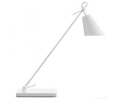 Manade First (01) A + + LED, lampe de bureau, métal, 6 W, G9, Blanc, 22 x 19 x 53 cm