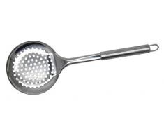 Fackelmann 670432 Ecumoire inox, Ã©cumoire pour raviolis, Acier inoxydable, ArgentÃ©, 32,6 x 11,5 x 1,6 cm