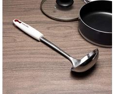 Pedrini Lillo Louche, Acier Inoxydable, Finition Miroir, Blanc/Acier, 345Â x 100Â x 90Â cm