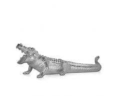 World Art Crocodile Grand Sculpture En RÃ©sine, Multicolore, 24x25x84 Cm