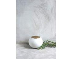 LUXE LODGE Bougeoir Blanc nacré, Unique