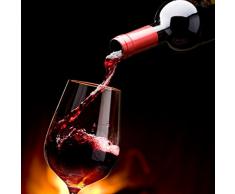 Innova Editions Verre à vin Rouge Art 20 x 20 cm, Multicolore, 20 x 20 x 2.5 cm