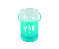 Pick and Drink KV7074 Rafraichisseur Bouteille, Eau + PE, Vert/Turquoise/Violet, 16 x 14,4 x 20,7 cm