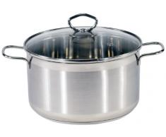 KRÃGER 100016 MA Sauteuse âManhattanâ 16 cm, Acier Inoxydable, Argent