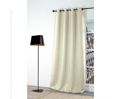FENETRE SUR COUR Rideau Occultant 230G, Beige Clair, Taille 140x180