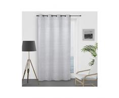 Soleil docre Eclipse Rideau occultant, Polyester, Blanc, 140 x 250 cm