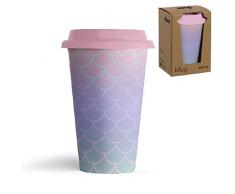 DCASA Mug couvercle silicone sirÃ¨ne tasses de petit-dÃ©jeuner, ne pas appliquer