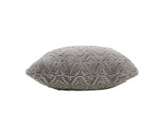 douceur dintÃ©rieur coussin 40x40cm imitation fourrure luxor gris