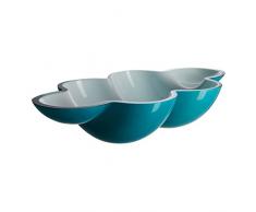 Verre de BohÃªme Energy Centre de Table, Verre, Aigue-Marine, 20Â x 24Â x 8Â cm