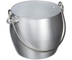 ITALO OTTINETTI Seau à Glace avec vidange Insert 12 cm, Aluminium, Métallique, Taille Unique