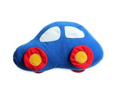 Thedecofactory 377002 Coussin, Polyester, Bleu, 20 x 40 x 3 cm