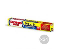 Domopak Lot de 24 Films 15 m Accessoire pour Cuisine et Conservation des Aliments