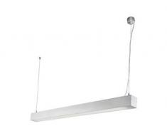 Ore 040400203 projecteur Barcelona-Pendentif (Ampoule fournie) LED 24W InjectÃ© gris Aluminium