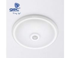 GSC Evolution Plafonnier LED avec capteur 16 W 3000 K, blanc, 290 x 290 x 60 mm