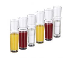 Relaxdays 10023421 Lot de 12, Boissons, contenance 300ml, Eau, Verres Ã jus, Sodas, Colas, Cocktails, Transparent