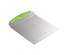 Relaxdays 10022779 Tortenheber Edelstahl, Kuchenheber, Kuchenschaufel, viereckig, XL, mit Griff, B x T: ca. 20 x 24 cm, Silber Pelle Ã tarte, argentÃ©