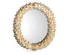 EUROCINSA RÃ©f. 28486 Miroir en Forme dananas ArgentÃ© 28 x 32 cm