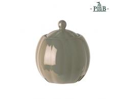 PORCELLANA Cc300Â Villadeifiori Sucrier avec Couvercle, Porcelaine, Beige, 0.1Â x 0.1Â x 0.1Â cm