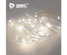 GSC Evolution Guirlande fil 10 m 8 fonctions Fria, Blanc