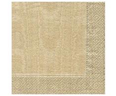Caspari Serviettes de Table en 40Â x 40Â cm, Lot de 20, Or