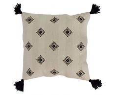 Riva Home Coussin Garni en Polyester Ivoire 50 x 50 cm