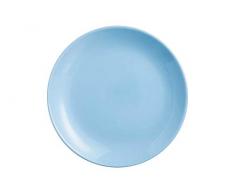 Dajar Luminarc Assiette Dessert Verre TrempÃ© Diwali Bleu Clair 19 cm