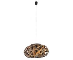Naeve Leuchten 7011801 Suspension, Bois, E27, 60 W, Marron