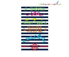 SECANETA 65268 Serviette de Plage 100% Jacquard en Velours Skillfull, Couleur Unie, Coton, Multicolore, 100 x 170 cm