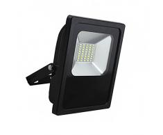 starken gledfaretto30Â W Spot LED intÃ©grÃ©e, 30Â W, noir, 23.6Â x 22.2Â x 5.5Â cm