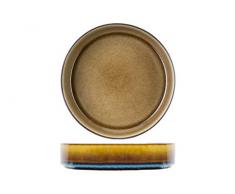 COSY & TRENDY 5950120 Assiette Creuse en Porcelaine Quintana-Vert-D 19,5xH 5,2 Cm