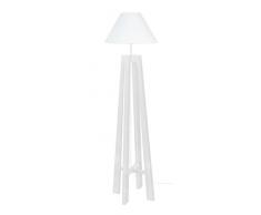 Tosel 51195 Lampadaire 1 Lumière, Bois, E27, 40 W, Noir, 40 x 156 cm